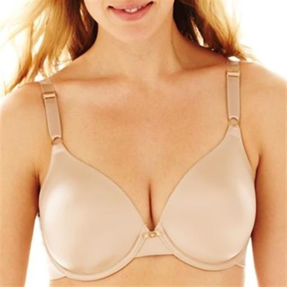 NWTD Vanity Fair 36D Beige Beauty Back Full Coverage Underwire Bra 75345 132236